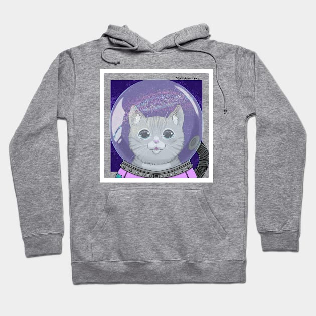 Space Kitty Hoodie by Mundoalapiz